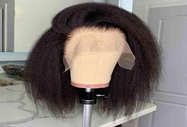 yaki short cut bob kinky straight black lace front wig for women with babyhair natural hairline synthetic heat ristant daily5216896
yaki short cut bob kinky straight black lace front wig for women with babyhair natural hairline synthetic heat ristant daily5216896