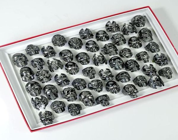 mixed style mixed size gothic skull rings big size metal punk style rock men and women jewelry accessories biker gifts 0016012290, Silver
mixed style mixed size gothic skull rings big size metal punk style rock men and women jewelry accessories biker gifts 0016012290, Silver