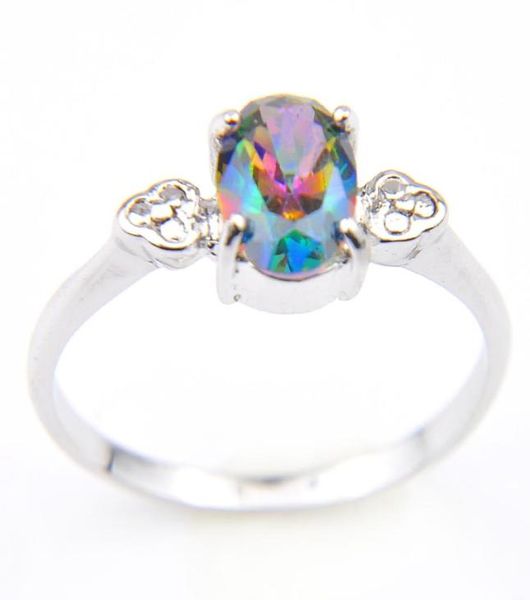 luckyshine 6 pcs lot oval colored natural mystic z gems ring 925 sterling silver wedding family friend holiday gift rings love7094968, Golden;silver
luckyshine 6 pcs lot oval colored natural mystic z gems ring 925 sterling silver wedding family friend holiday gift rings love7094968, Golden;silver