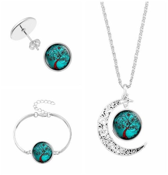 the tree of life jewelry sets necklace earrings bracelets 4 pcs set silver plated glass charm pendants jewelry sets1495499
the tree of life jewelry sets necklace earrings bracelets 4 pcs set silver plated glass charm pendants jewelry sets1495499