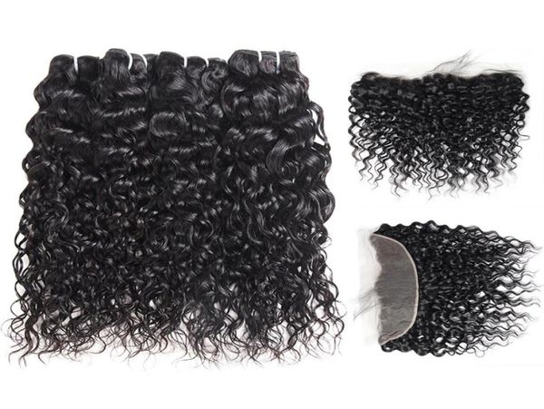 indian virgin hair extensions whole peruvian brazilian hair bundles with closure water wave 4pcs with 1325 lace frontal20656741877224, Black
indian virgin hair extensions whole peruvian brazilian hair bundles with closure water wave 4pcs with 1325 lace frontal20656741877224, Black