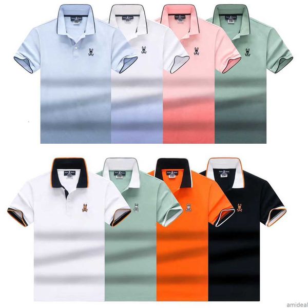 designer mens psycho bunny polos shirts summer short sleeve slim fit breathable skull rabbit print sailor neck casual tshirt luxury fashion, White;black
designer mens psycho bunny polos shirts summer short sleeve slim fit breathable skull rabbit print sailor neck casual tshirt luxury fashion, White;black