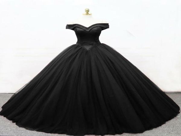 2019 new ball gown black gothic wedding dresses off the shoulder basque waist corset back floor length women vintage non white bri5631518
2019 new ball gown black gothic wedding dresses off the shoulder basque waist corset back floor length women vintage non white bri5631518