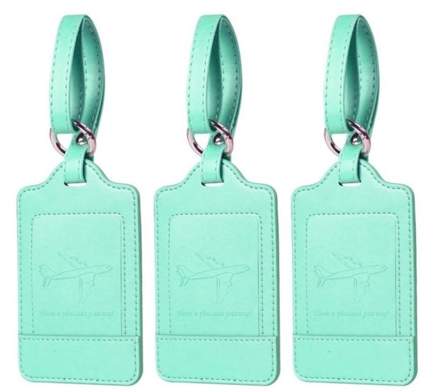 leather luggage tag bag parts fashion suitcase id addres holder boarding tags portable label travel accessories1710768, Black
leather luggage tag bag parts fashion suitcase id addres holder boarding tags portable label travel accessories1710768, Black