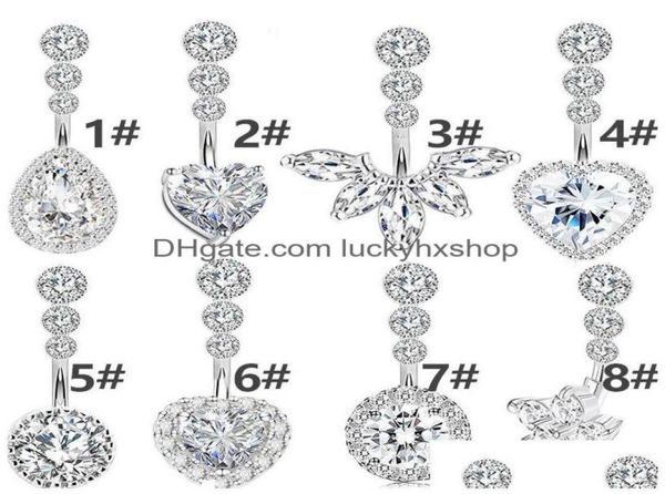 navel bell button rings crystal belly ring for woman piercing round heart zircon stud barbell stainless steel bar body jewelr7383982, Silver
navel bell button rings crystal belly ring for woman piercing round heart zircon stud barbell stainless steel bar body jewelr7383982, Silver
