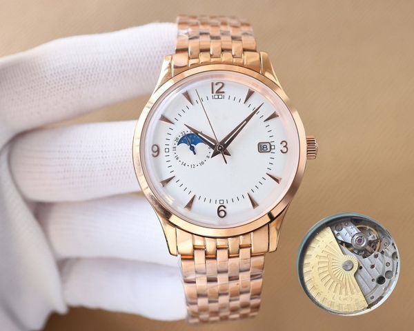 luxury men's watch with coaxial automatic dual movement, smooth and clear steel case, crystal mineral glass, men's three-pin moon, Slivery;golden
luxury men's watch with coaxial automatic dual movement, smooth and clear steel case, crystal mineral glass, men's three-pin moon, Slivery;golden
