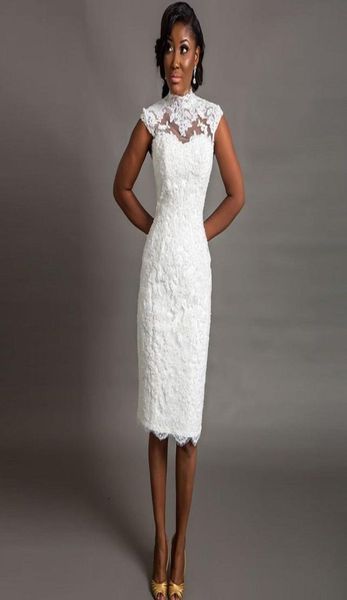 2016 corset high neck lace wedding dresses vintage sheer neck knee length wedding dress floral appliques cap sleeve african weddin4248007, White
2016 corset high neck lace wedding dresses vintage sheer neck knee length wedding dress floral appliques cap sleeve african weddin4248007, White
