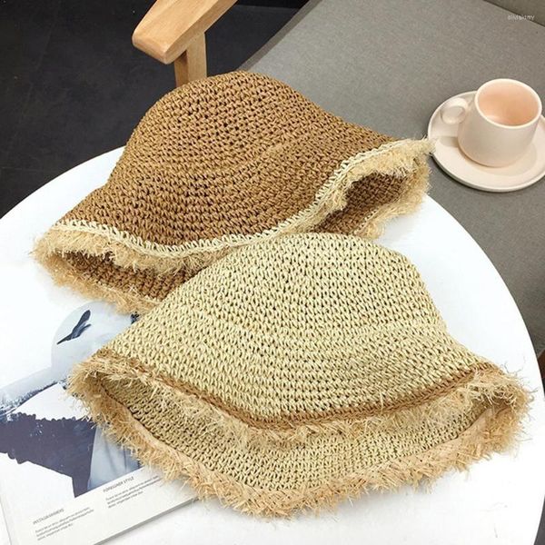 2023 brim wide hats bucket hats wide brim hats summer sun for women foldable crochet knit straw hat large anti-uv beach chapeau femme, Blue;gray
2023 brim wide hats bucket hats wide brim hats summer sun for women foldable crochet knit straw hat large anti-uv beach chapeau femme, Blue;gray