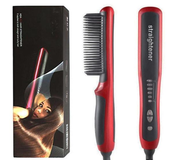 hair straightener comb electric straightening brush quick heated beard hair curly combs professional styling tools for menwomen 28859270, Black
hair straightener comb electric straightening brush quick heated beard hair curly combs professional styling tools for menwomen 28859270, Black