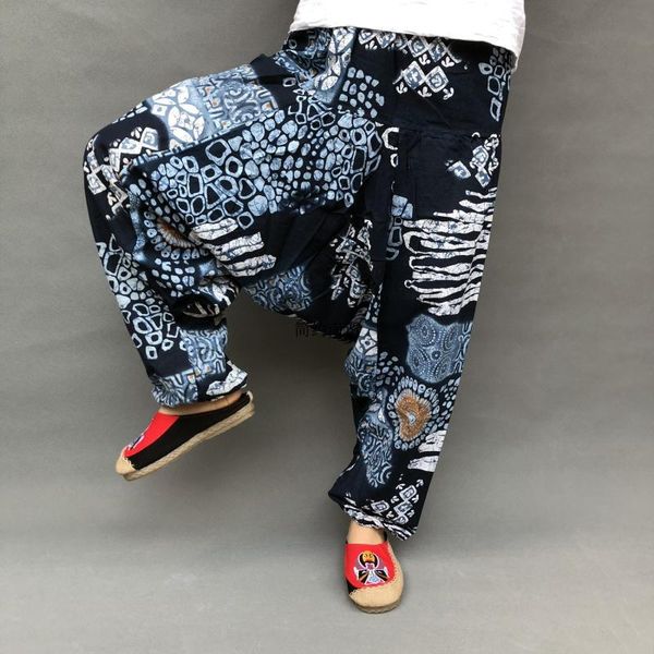 pants streetwear men harem pants women baggy trousers cotton linen crosspants wide legs loose dance pants drop crotch men clothes, Black
pants streetwear men harem pants women baggy trousers cotton linen crosspants wide legs loose dance pants drop crotch men clothes, Black
