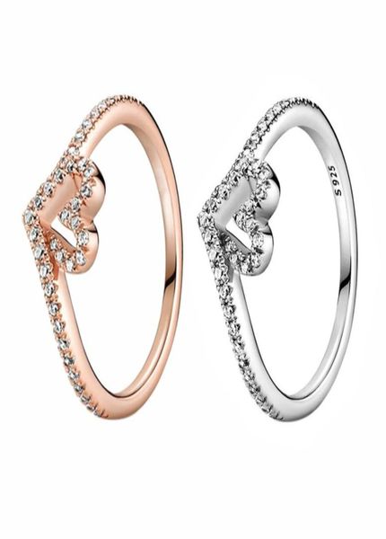 rose gold 925 sterling silver wishbone heart ring women girls wedding jewelry for pandora cz diamond love rings with original reta9512367, Slivery;golden
rose gold 925 sterling silver wishbone heart ring women girls wedding jewelry for pandora cz diamond love rings with original reta9512367, Slivery;golden