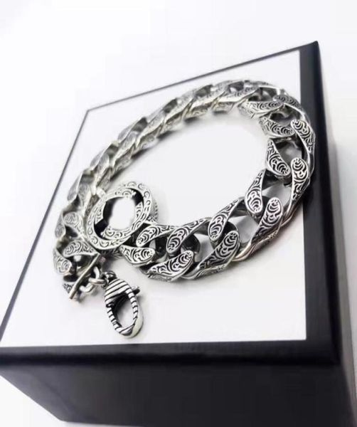 fashion hip hop trendy man link chain 925 silver men039s bracelet retro old style with box2213620, Black
fashion hip hop trendy man link chain 925 silver men039s bracelet retro old style with box2213620, Black