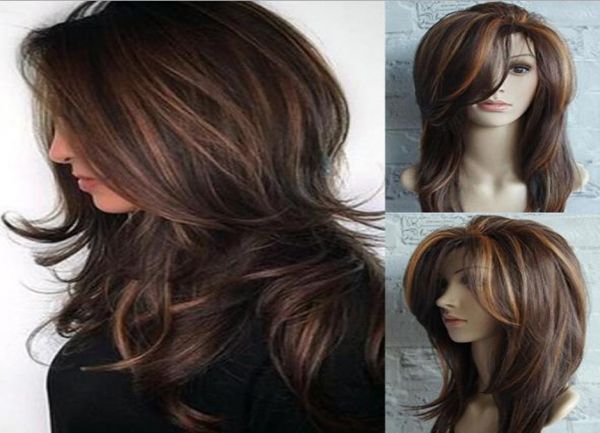 synthetic wigs ladies wig gold brown highlights omber curly fluffy pear flower buckle middle long straight hair fzp1496193372, Black
synthetic wigs ladies wig gold brown highlights omber curly fluffy pear flower buckle middle long straight hair fzp1496193372, Black