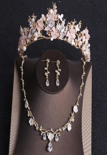 earrings necklace baroque gold pink butterfly crystal costume jewelry sets rhinestone tiara bridal women wedding set5417098, Silver
earrings necklace baroque gold pink butterfly crystal costume jewelry sets rhinestone tiara bridal women wedding set5417098, Silver