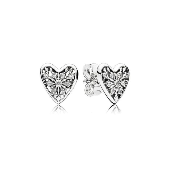 romantic heart shape snowflake earrings luxury designer 925 sterling silver suitable for pandora cz diamond lady elegant earrings 5800302, Golden;silver 
romantic heart shape snowflake earrings luxury designer 925 sterling silver suitable for pandora cz diamond lady elegant earrings 5800302, Golden;silver