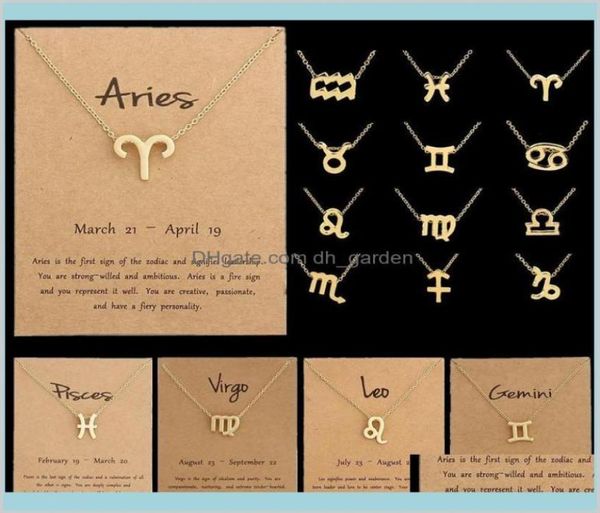12 constellation zodiac sign birthday mes card for women girl jewelry myliy necklaces i1yqz6345967, Silver
12 constellation zodiac sign birthday mes card for women girl jewelry myliy necklaces i1yqz6345967, Silver