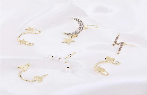 fashion gold color pearl cz zircon ear cuffs heart moon clip earrings for women no hole piercing earring accessories 10 designs5156934, Silver
fashion gold color pearl cz zircon ear cuffs heart moon clip earrings for women no hole piercing earring accessories 10 designs5156934, Silver