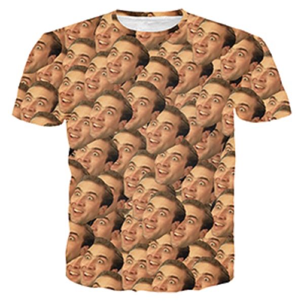 new designer tshirts printed fashion casual tees nicolas cage printed short sleeve streetwear fashion men women tee t shirts, White
new designer tshirts printed fashion casual tees nicolas cage printed short sleeve streetwear fashion men women tee t shirts, White