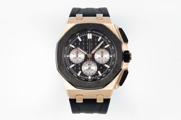 2023 new luxury men's watch ap26420 rose gold cal.4401 automatic mechanical movement full chrono work ceramic bezel diameter 43mm rubbe, Slivery;brown
2023 new luxury men's watch ap26420 rose gold cal.4401 automatic mechanical movement full chrono work ceramic bezel diameter 43mm rubbe, Slivery;brown