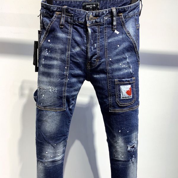 dsquad2 jeans men's luxury designer denim jeans perforated pants dsquare jeans casual fashion trendy pants dsquad2 men's clothing, Blue
dsquad2 jeans men's luxury designer denim jeans perforated pants dsquare jeans casual fashion trendy pants dsquad2 men's clothing, Blue