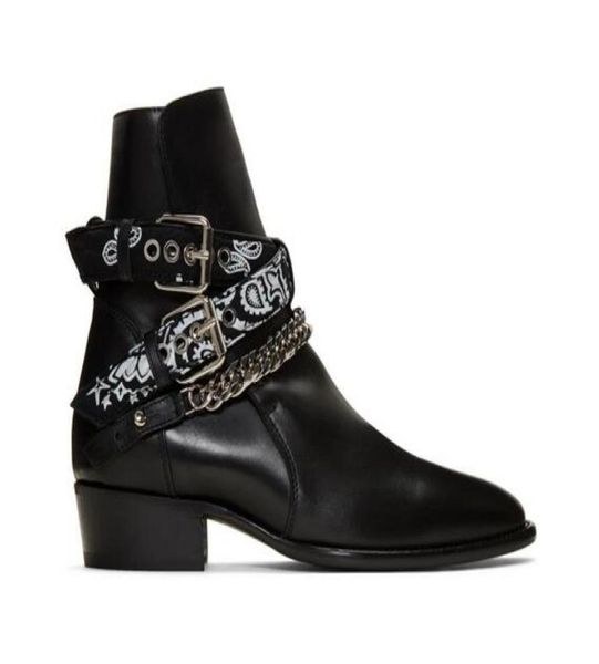 man new brand ami ri black genuine leather fashion bandana buckle boots anklehigh buffed leather chain hardware western shoes boo8262387
man new brand ami ri black genuine leather fashion bandana buckle boots anklehigh buffed leather chain hardware western shoes boo8262387