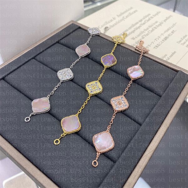 4/four fashion classic leaf clover charm bracelets bangle chain 18k gold agate shell mother-of-pearl for women girl wedding mother' day, Golden;silver
4/four fashion classic leaf clover charm bracelets bangle chain 18k gold agate shell mother-of-pearl for women girl wedding mother' day, Golden;silver
