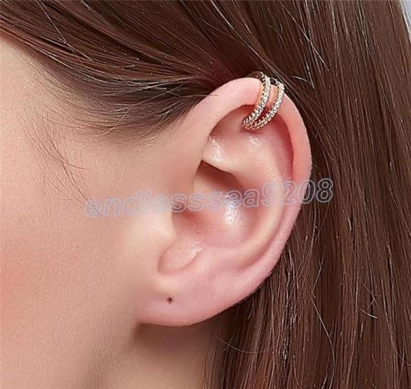 double layer full diamond ear cuff hollow out copper no hole earrings european women punk cshaped gold jewelry clips fashion acce66299511, Silver
double layer full diamond ear cuff hollow out copper no hole earrings european women punk cshaped gold jewelry clips fashion acce66299511, Silver