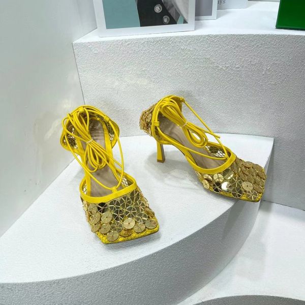 2023 women dress sandals shoes high heels sparkle stretch sandal leather mesh sandals ankle strap high-heel designer heel square toe pump, Black
2023 women dress sandals shoes high heels sparkle stretch sandal leather mesh sandals ankle strap high-heel designer heel square toe pump, Black