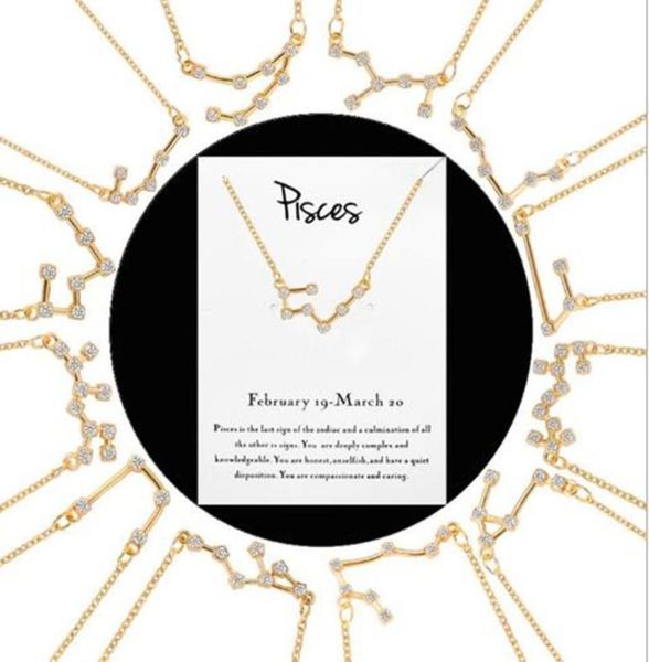 12 constellation zodiac sign necklace horoscope zircon korean jewelry star galaxy libra astrology necklace gift with retail card e1294328, Silver
12 constellation zodiac sign necklace horoscope zircon korean jewelry star galaxy libra astrology necklace gift with retail card e1294328, Silver