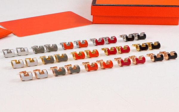 quality luxury women studs fashion h letter enamel temperament simple daily allmatch earrings black white red orange color weddin4765823, Golden;silver
quality luxury women studs fashion h letter enamel temperament simple daily allmatch earrings black white red orange color weddin4765823, Golden;silver