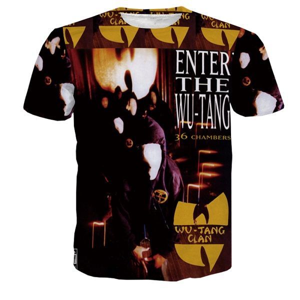 custom 3d sublimated print t shirt enter the wu tang 36 chambers cover double sides printing tee summer short sleeve tshirt, White
custom 3d sublimated print t shirt enter the wu tang 36 chambers cover double sides printing tee summer short sleeve tshirt, White