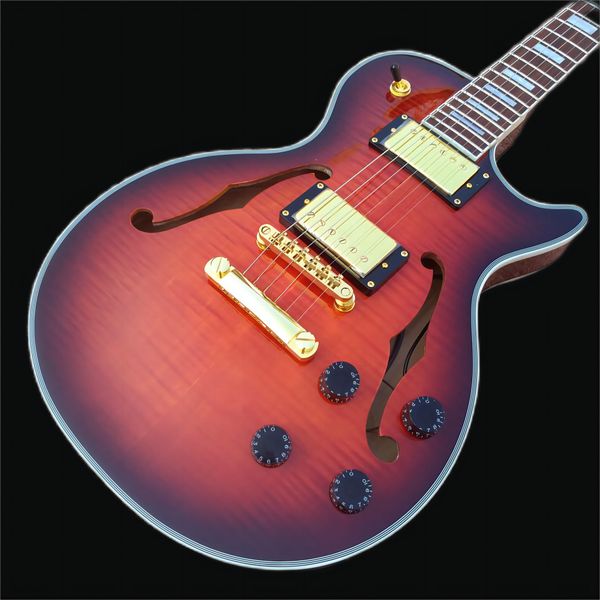custom electric guitar, mahogany fingerboard, flame maple up and down, double convex, chrome hardware, 2f hole
custom electric guitar, mahogany fingerboard, flame maple up and down, double convex, chrome hardware, 2f hole