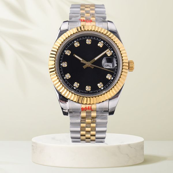 luxury watches men ladies reloj just watch 36mm 41mm dial mechanical movement auto date steel band waterproof luminous montre dhgate wristwa, Slivery;brown
luxury watches men ladies reloj just watch 36mm 41mm dial mechanical movement auto date steel band waterproof luminous montre dhgate wristwa, Slivery;brown