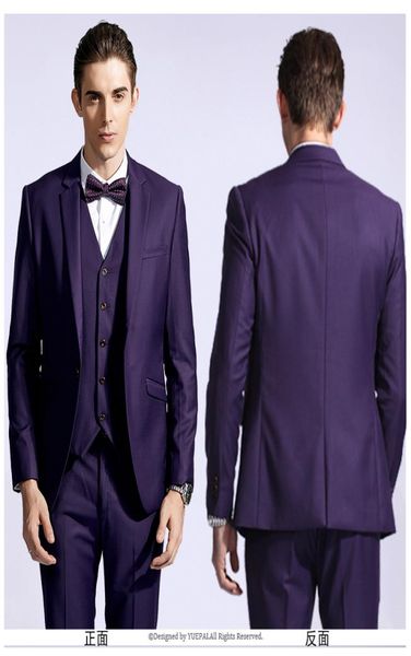 new stylish slim fit purple groom tuxedos notched lapel one button men039s wedding dress prom clothing business suitjacketpan5682969, Black;gray
new stylish slim fit purple groom tuxedos notched lapel one button men039s wedding dress prom clothing business suitjacketpan5682969, Black;gray