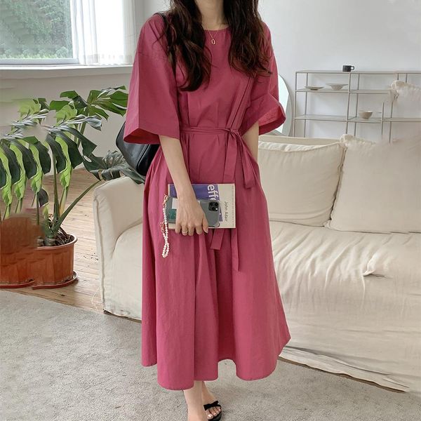 dresses 2021 women summer vintage rose red oversize long dress sashes round collar loose aline maxi pullover sundress, Black;gray
dresses 2021 women summer vintage rose red oversize long dress sashes round collar loose aline maxi pullover sundress, Black;gray