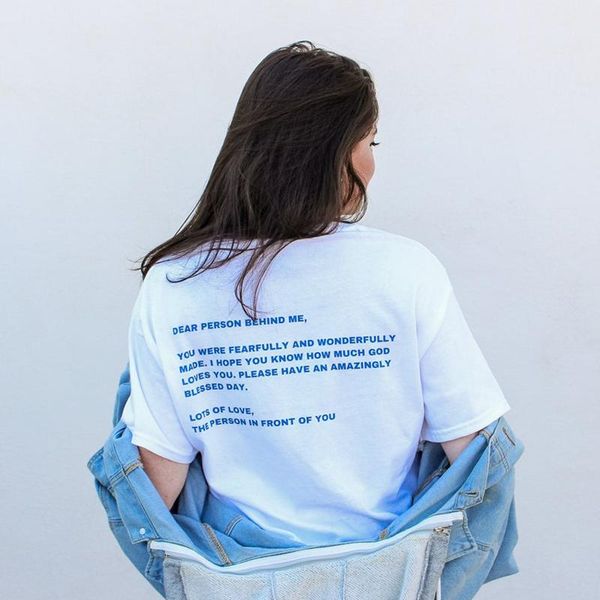 t-shirt jesus loves you dear person behind me funny faithful christian t shirts women summer fashion religious tshirt dropshipping, White
t-shirt jesus loves you dear person behind me funny faithful christian t shirts women summer fashion religious tshirt dropshipping, White