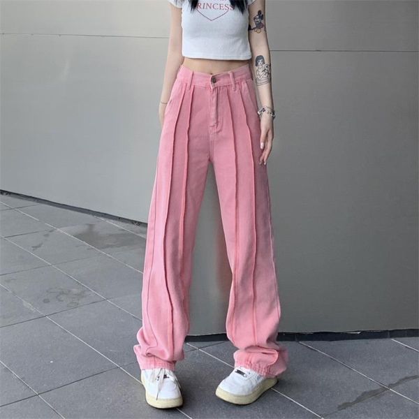 jeans 2022 pink high waist wide leg denim pants women loose streetwear elegant design vintage straight jeans femme, Blue
jeans 2022 pink high waist wide leg denim pants women loose streetwear elegant design vintage straight jeans femme, Blue