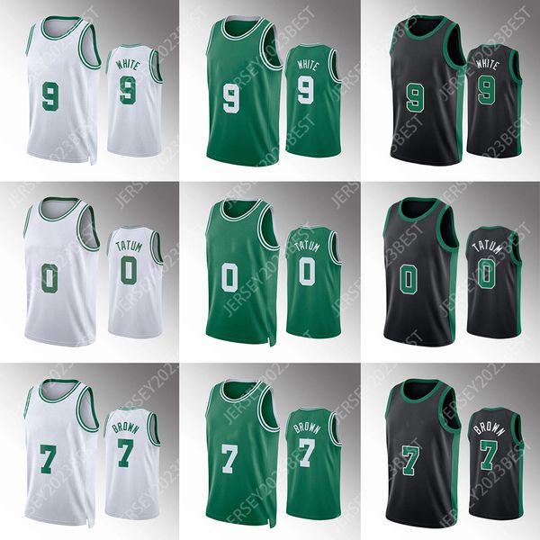 7 jayson tatum 0 jaylen brown 9 white basketball jersey men women youth xs-4xl 2023 new green shirt, Black;red
7 jayson tatum 0 jaylen brown 9 white basketball jersey men women youth xs-4xl 2023 new green shirt, Black;red