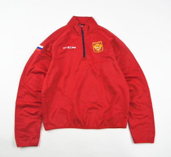 ccm fleece quick drying russian hockey national team half zip mock neck3615775, White;black
ccm fleece quick drying russian hockey national team half zip mock neck3615775, White;black