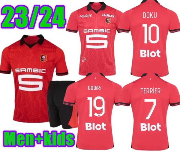 23 24 rennais soccer jerseys home maillot de foot rennes 2023 2024 toko ekambi bourigeaud terrier doku gouiri kalimuendo uniform men kids ki, Black;yellow
23 24 rennais soccer jerseys home maillot de foot rennes 2023 2024 toko ekambi bourigeaud terrier doku gouiri kalimuendo uniform men kids ki, Black;yellow