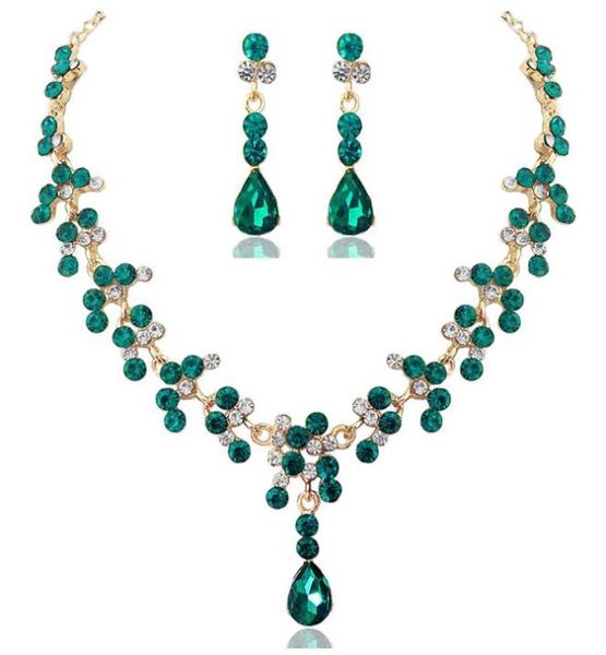 crystal bridal wedding jewelry sets women gold color rhinestone necklace long earrings set dress accessories bridesmaid9661833, White
crystal bridal wedding jewelry sets women gold color rhinestone necklace long earrings set dress accessories bridesmaid9661833, White