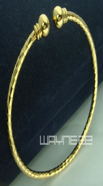 g108plain lady039s 18k yellow gold filled women039s gf bracelet ringent bangle 52mm4128282, Black
g108plain lady039s 18k yellow gold filled women039s gf bracelet ringent bangle 52mm4128282, Black