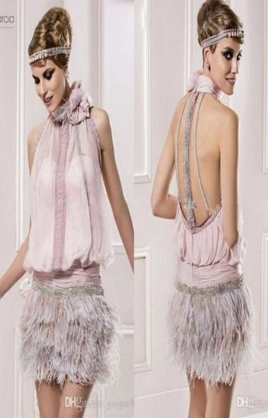 vintage great gatsby pink high neck short prom formal dresses with feather sparkly beaded backless cocktail dress party occasion g7817699, Black
vintage great gatsby pink high neck short prom formal dresses with feather sparkly beaded backless cocktail dress party occasion g7817699, Black