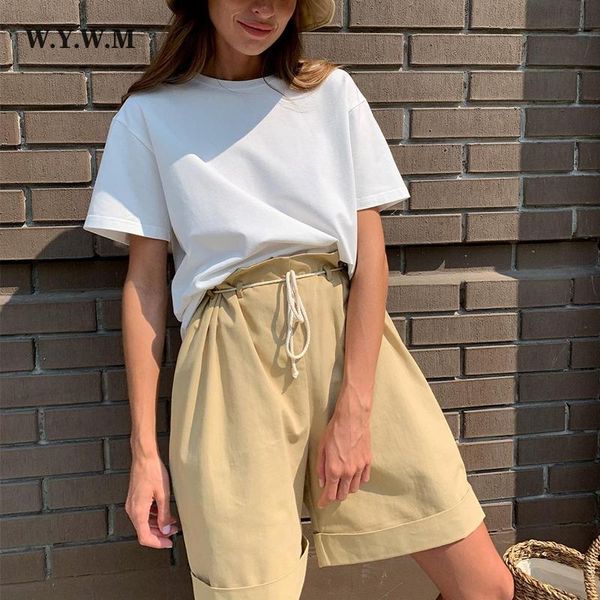 t-shirt wywm 2023 solid cotton t shirt women summer loose basic short sleeves tees casual harajuku soft tshirt plus size female, White
t-shirt wywm 2023 solid cotton t shirt women summer loose basic short sleeves tees casual harajuku soft tshirt plus size female, White
