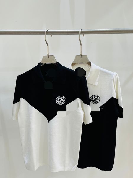521 l 2023 summer sweaters women's pullover sweater black white striped lapel neck short sleeve brand same style women's qian, White;black
521 l 2023 summer sweaters women's pullover sweater black white striped lapel neck short sleeve brand same style women's qian, White;black