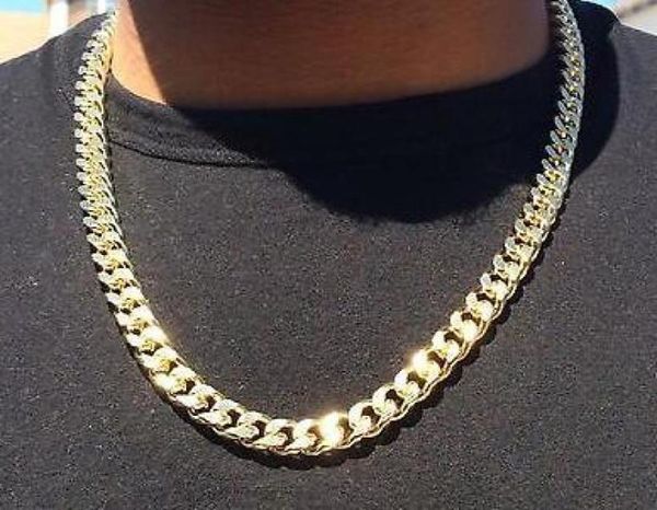 14k gold plated hip hop cuban link chain with diamond cuts 24quot4569482, Silver
14k gold plated hip hop cuban link chain with diamond cuts 24quot4569482, Silver