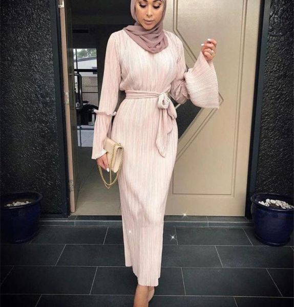 muslim wrinkled pencil skirt pliss maxi dress trumpet sleeve abaya evening long robes tunic middle east ramadan arab islamic cloth3300626, Black;red
muslim wrinkled pencil skirt pliss maxi dress trumpet sleeve abaya evening long robes tunic middle east ramadan arab islamic cloth3300626, Black;red