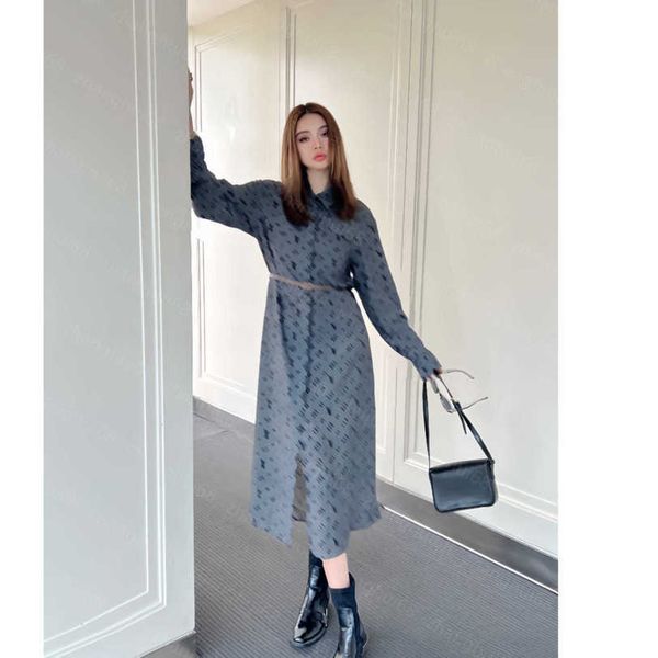 23ss summer dress womens designer clothing women dresses classic presbytery lapel with belt long-sleeved shirt and long skirt set womens clo, Black;gray
23ss summer dress womens designer clothing women dresses classic presbytery lapel with belt long-sleeved shirt and long skirt set womens clo, Black;gray