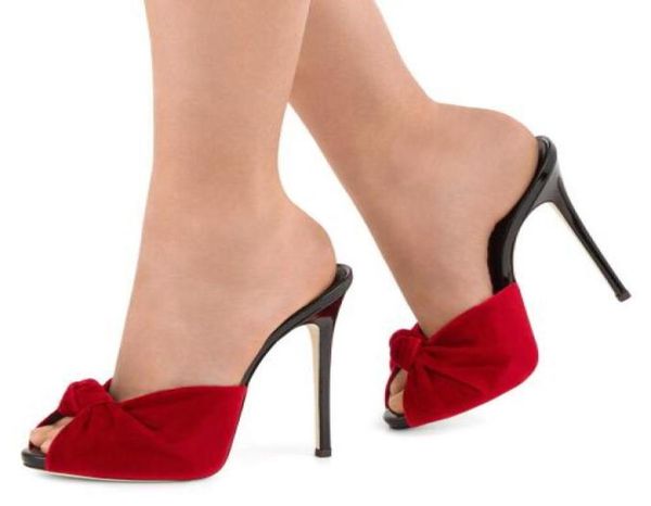 women high heel knotted mules 2018 ladies black red velvet summer shoes peep toe sandals party evening dress heels big size2318836
women high heel knotted mules 2018 ladies black red velvet summer shoes peep toe sandals party evening dress heels big size2318836
