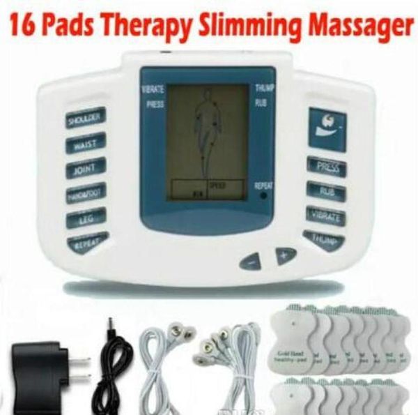 electrical stimulator full body relax muscle therapy massager massage pulse tens acupuncture health care slimming machine 16 pads5656138
electrical stimulator full body relax muscle therapy massager massage pulse tens acupuncture health care slimming machine 16 pads5656138